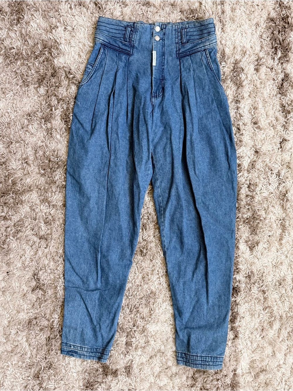 Vintage Z Cavaricci High Rise Yoke Front Jeans Size 30
